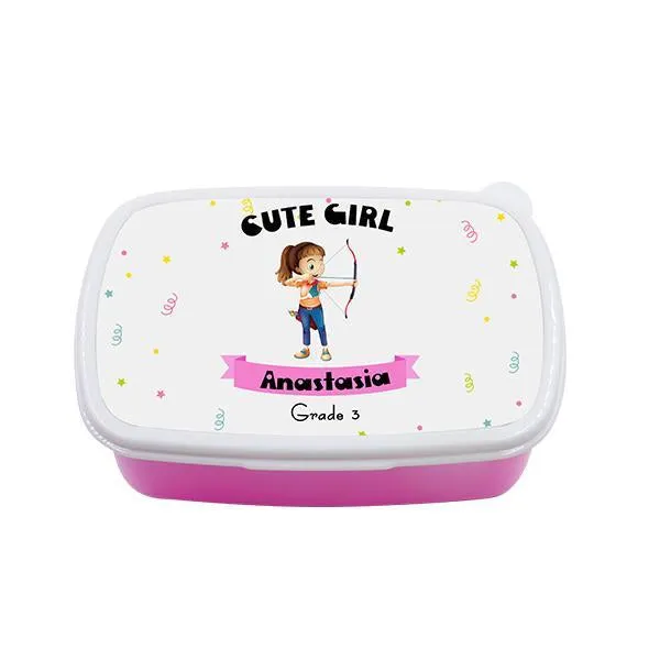 Pink Kids Lunch box