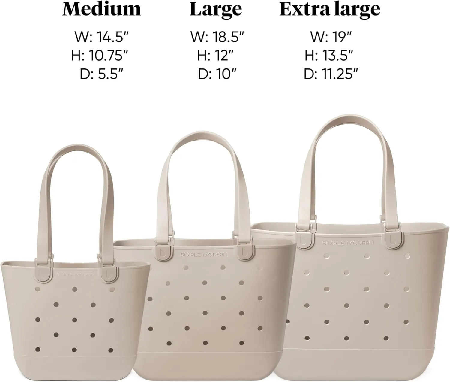 Simple Modern Large Beach Bag | Waterproof Getaway Rubber Tote with Zipper Pocket for Travel, Pool, Boat, Groceries, Sports | 80s Mix