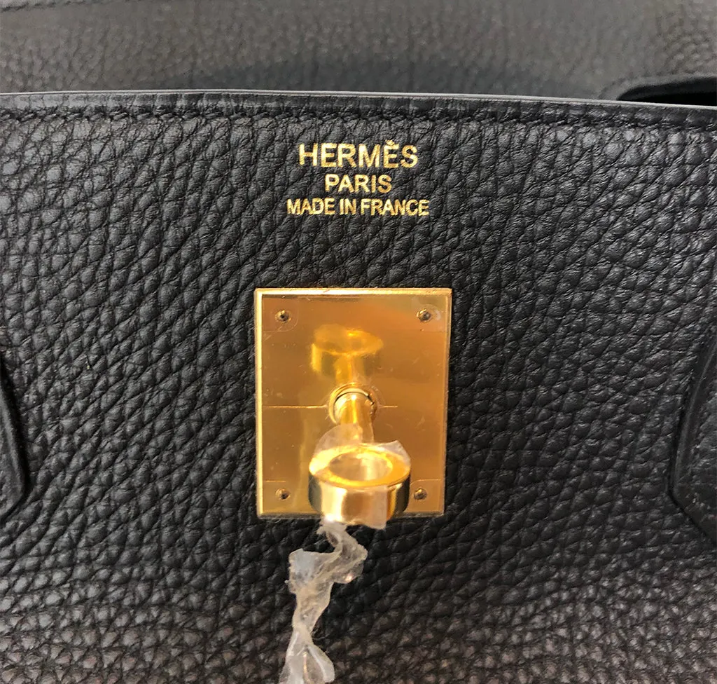 Trendy Inspired Hermès Birkin 40 Noir Togo Ghw Bag