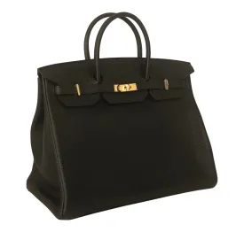 Trendy Inspired Hermès Birkin 40 Noir Togo Ghw Bag