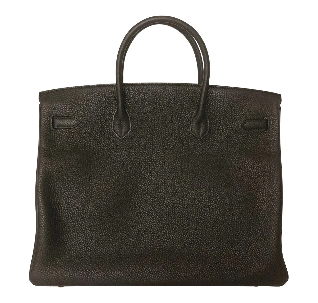 Trendy Inspired Hermès Birkin 40 Noir Togo Ghw Bag