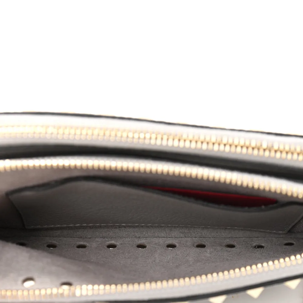 Valentino Pebbled Leather Rockstud Crossbody Bag