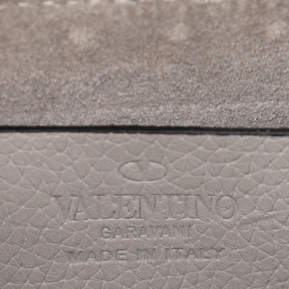 Valentino Pebbled Leather Rockstud Crossbody Bag
