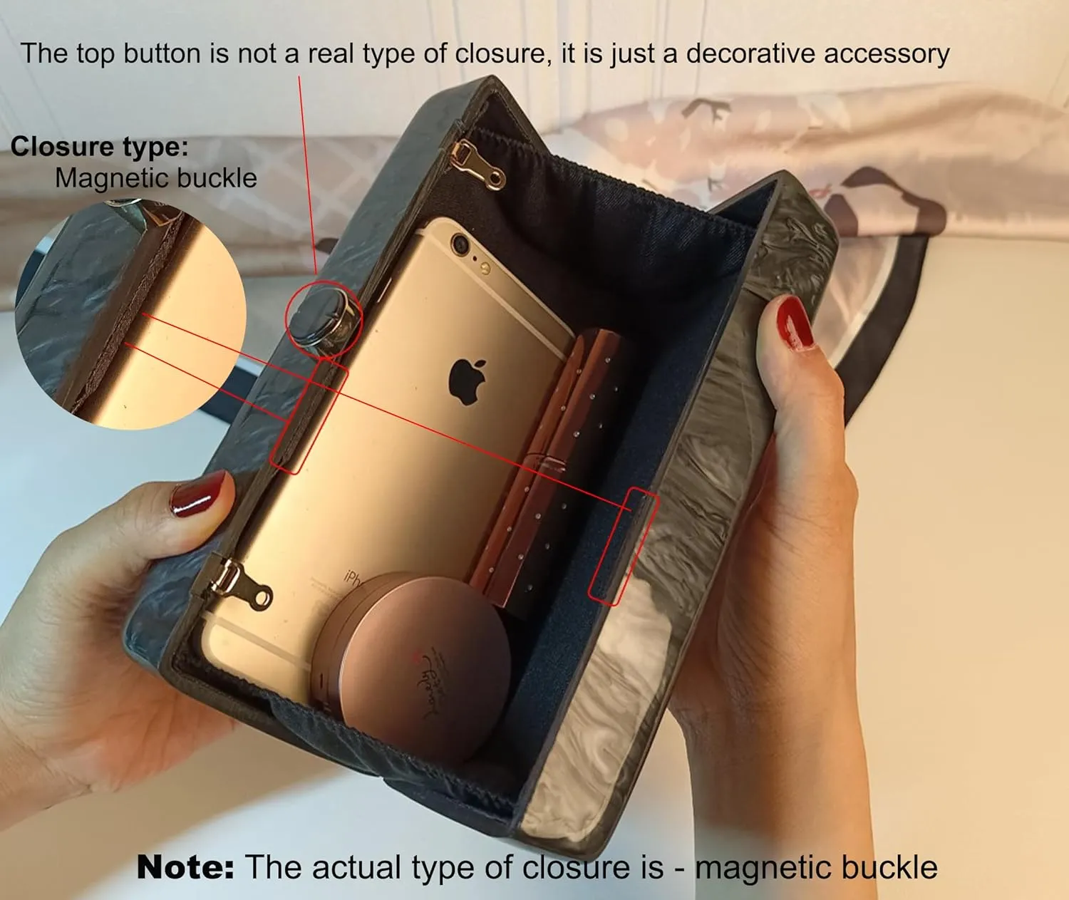Women Acrylic Clutch Purse Marbled Evening Shoulder Bag for Wedding Cocktail Party Prom